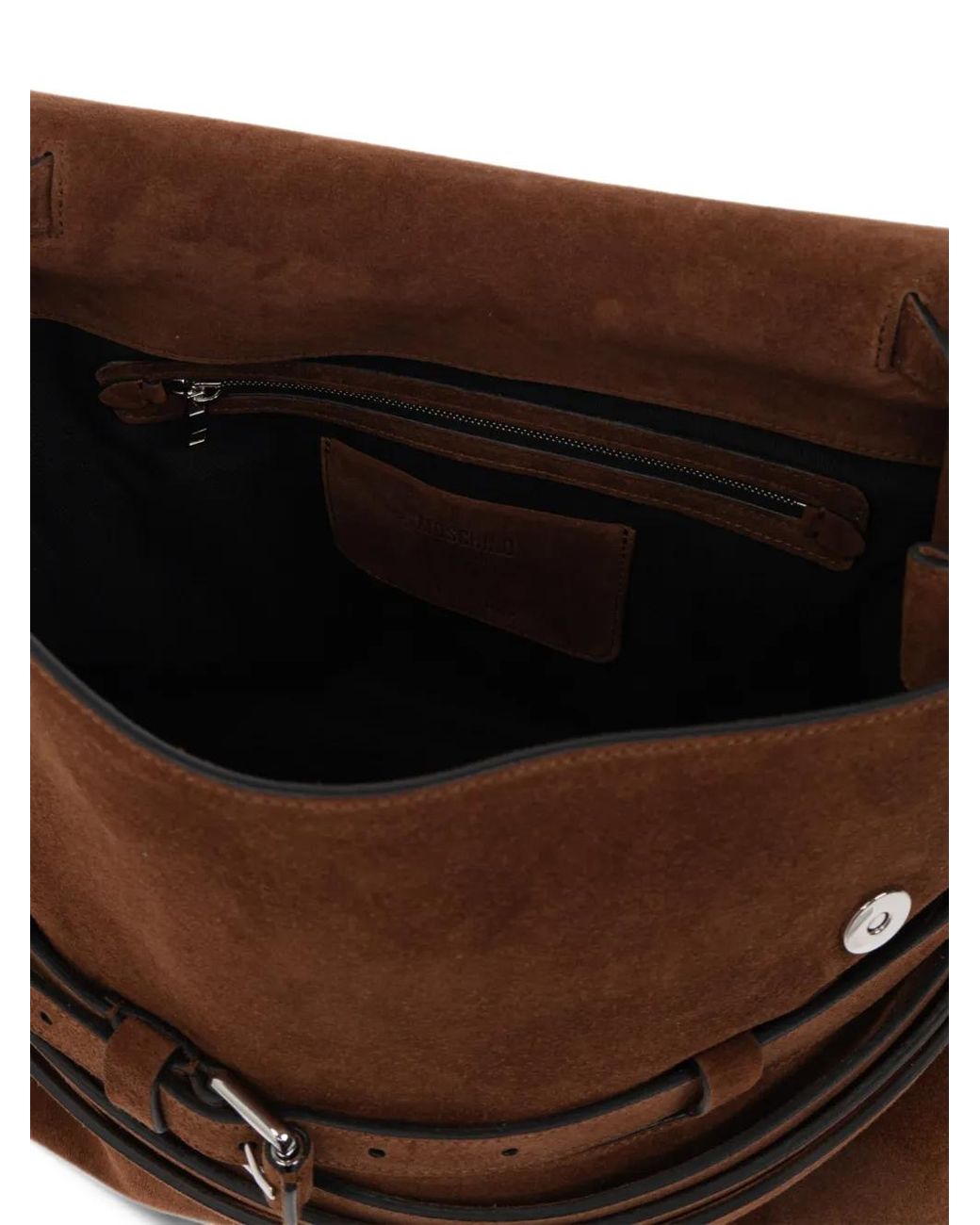 Moschino Brown Tie Me Regular Handbag