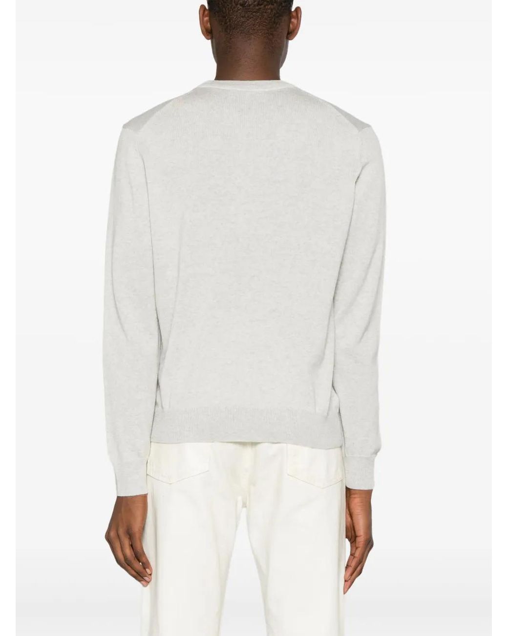 Jersey Con Parche Del Logo Maison Kitsuné de hombre de color White
