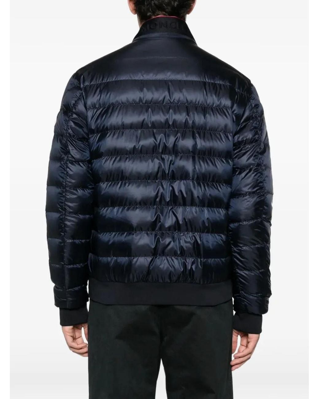 Moncler Blue Rigel Quilted Jacket for men