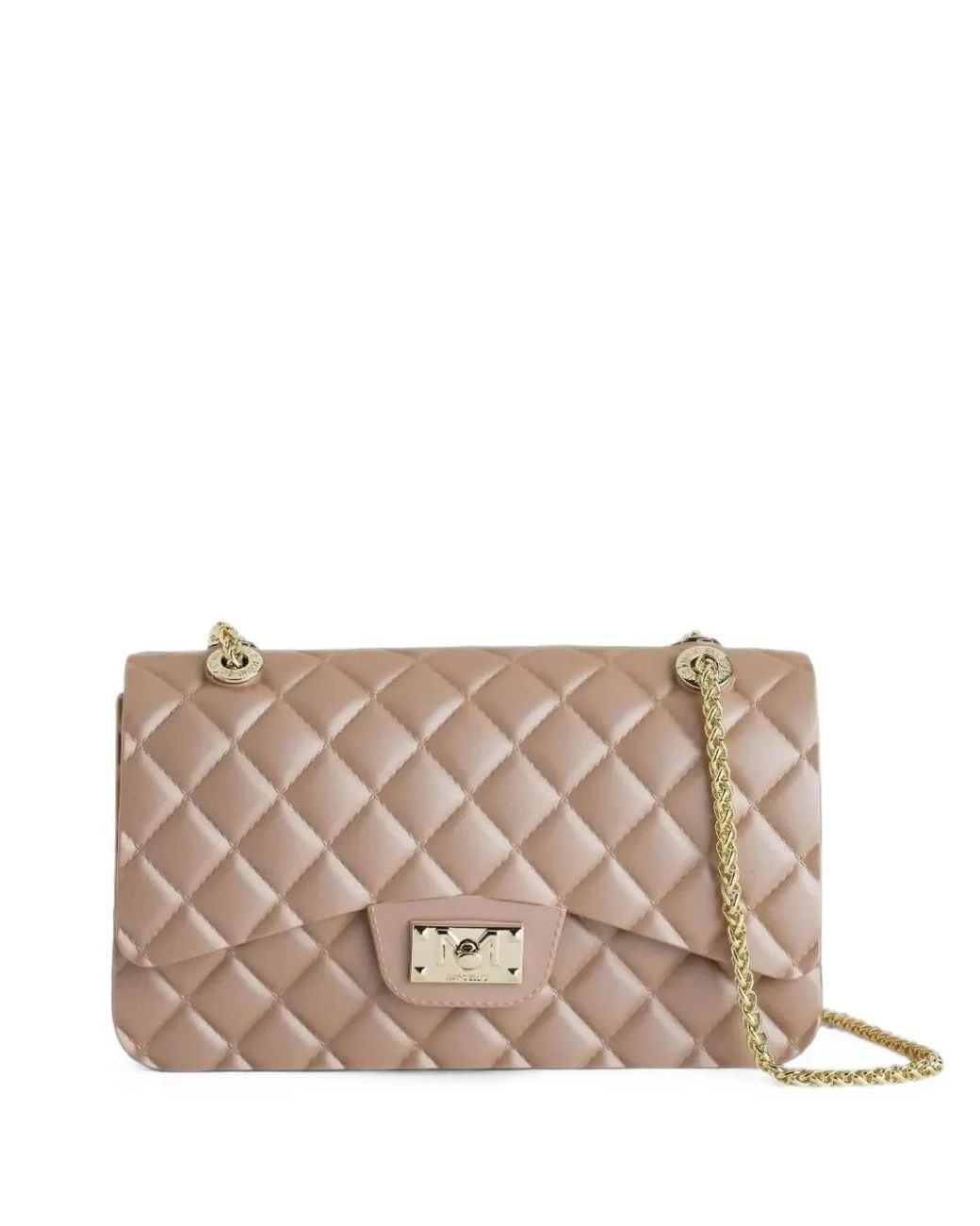 Marc Ellis Natural Flat Falcon Quilted Shoulder Bag