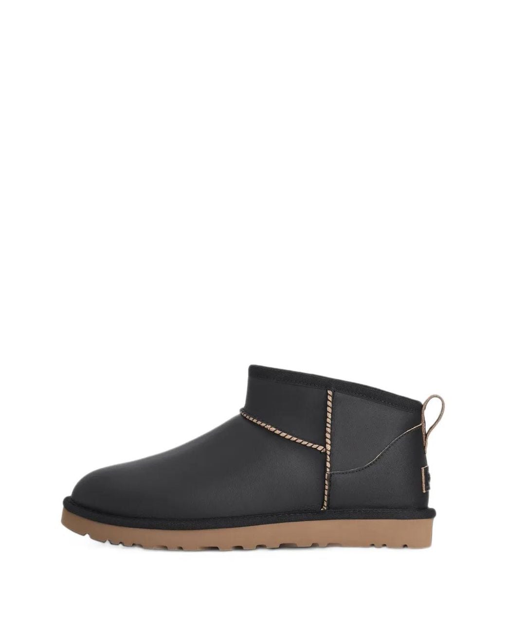 Ugg Black Classic Ultra Mini Contrast Boots for men