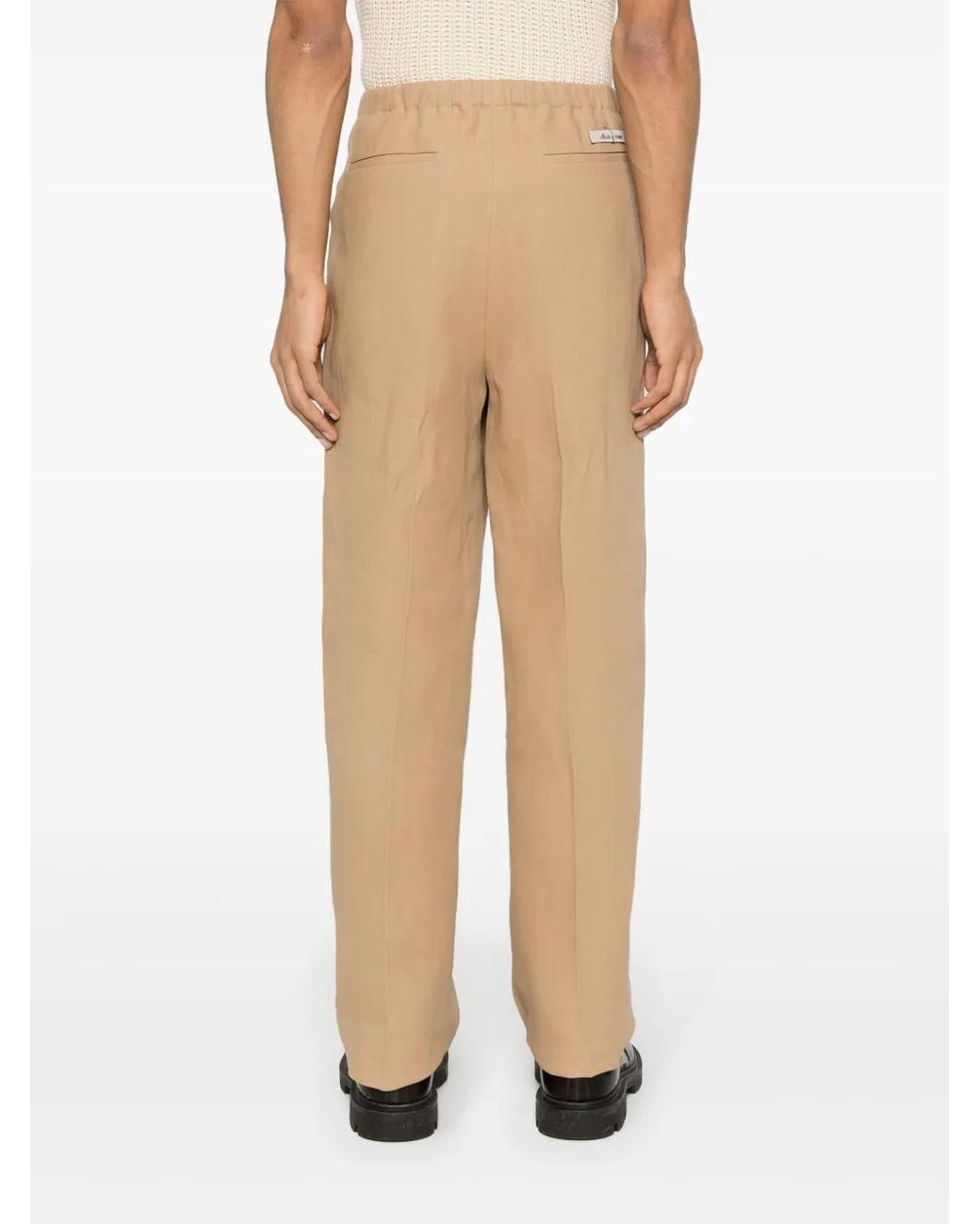 Pantalones Rectos Fendi de hombre de color Natural