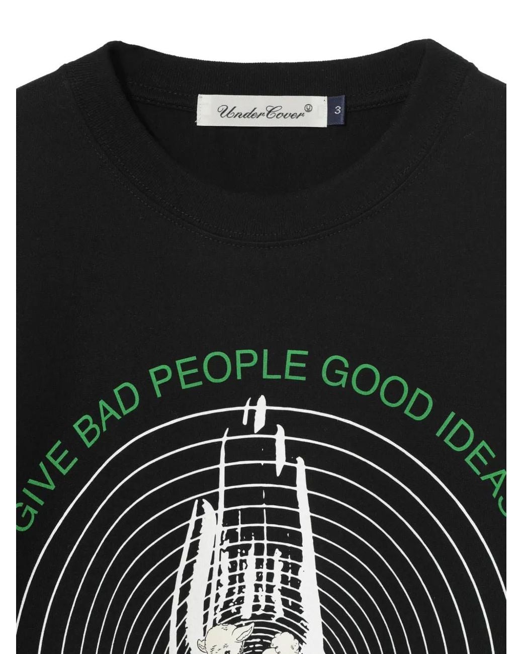 Undercover Black Printed T-Shirt for men