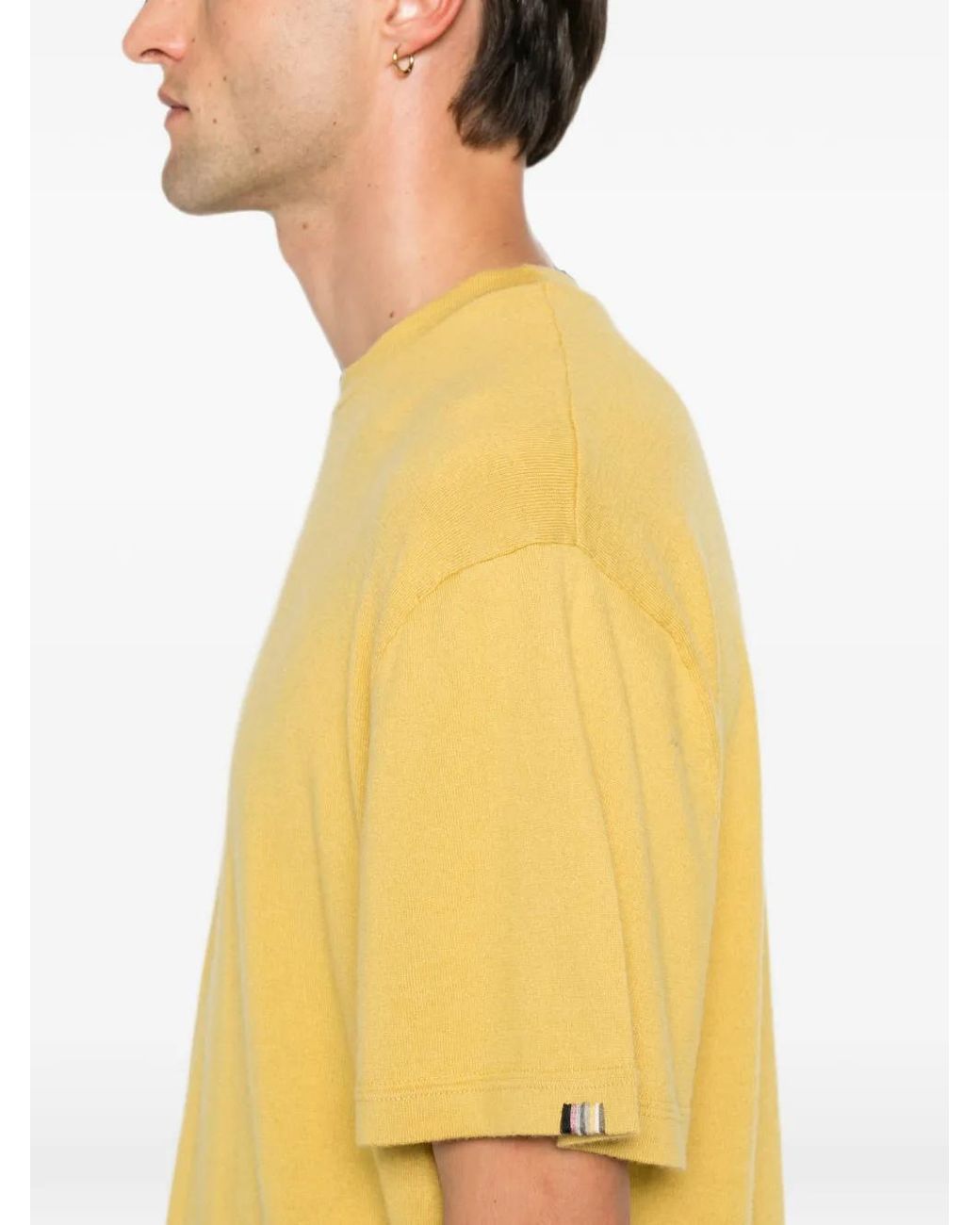 Extreme Cashmere Yellow Rik Crew Neck T-Shirt