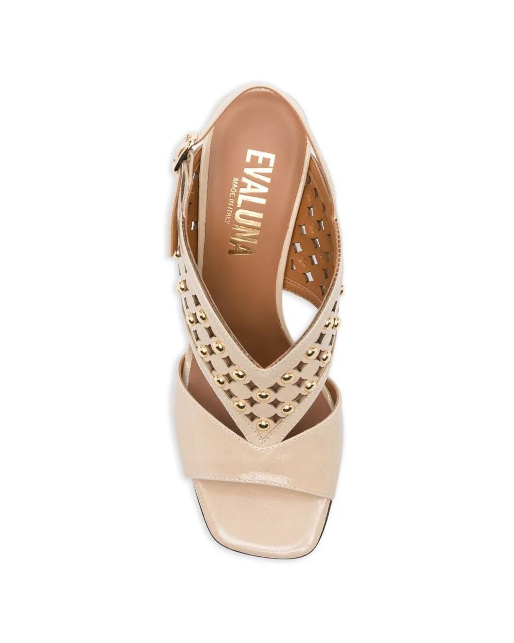 Evaluna Multicolor Stud-Embellishment Sandals