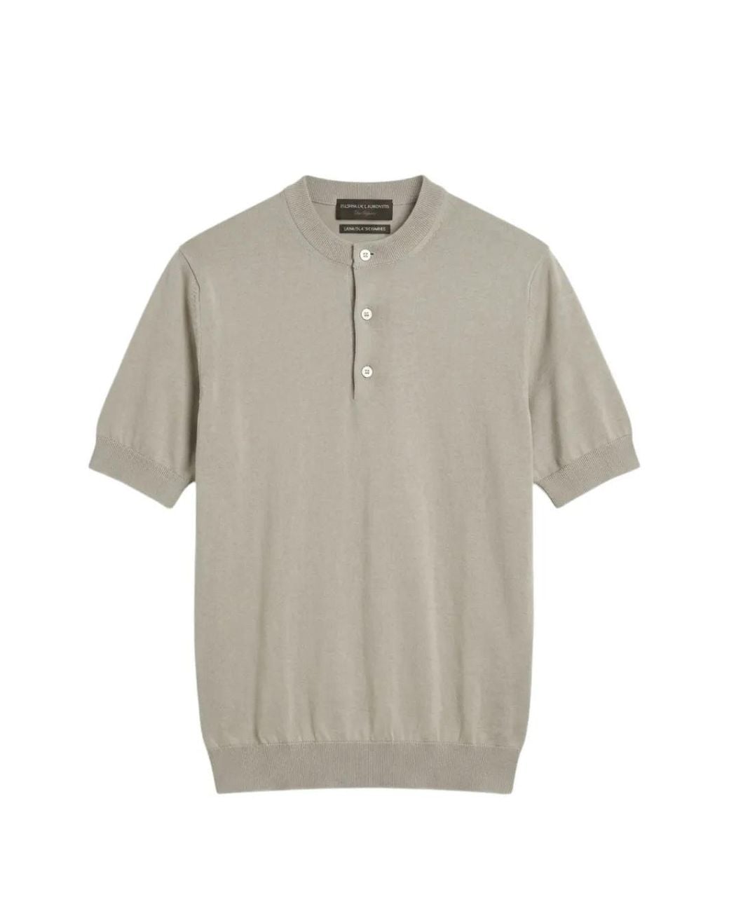 FILIPPO DE LAURENTIIS Gray Chemise En Maille Fine for men