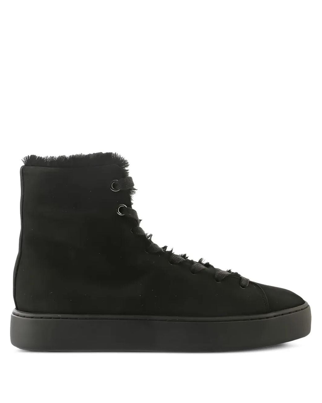 Högl Black Teddy Shearling-Trimmed Boots