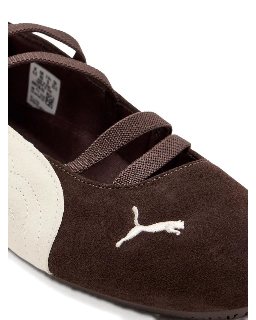 PUMA Brown Suede Ballet Flats