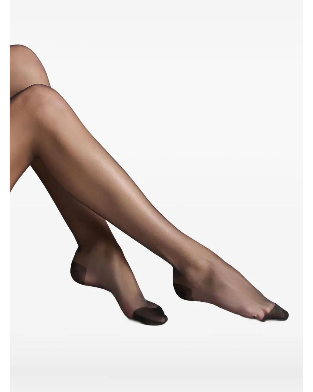 Maison Close Black Seamless Sheer Stockings