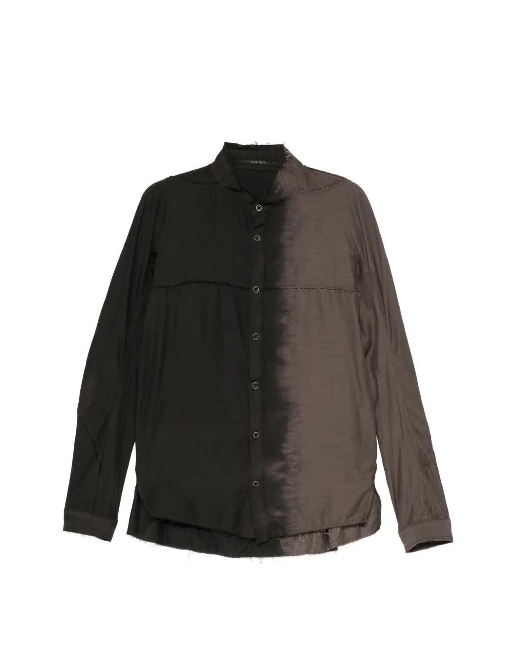 D HYGEN Black Gradient-Dyed Shirt for men