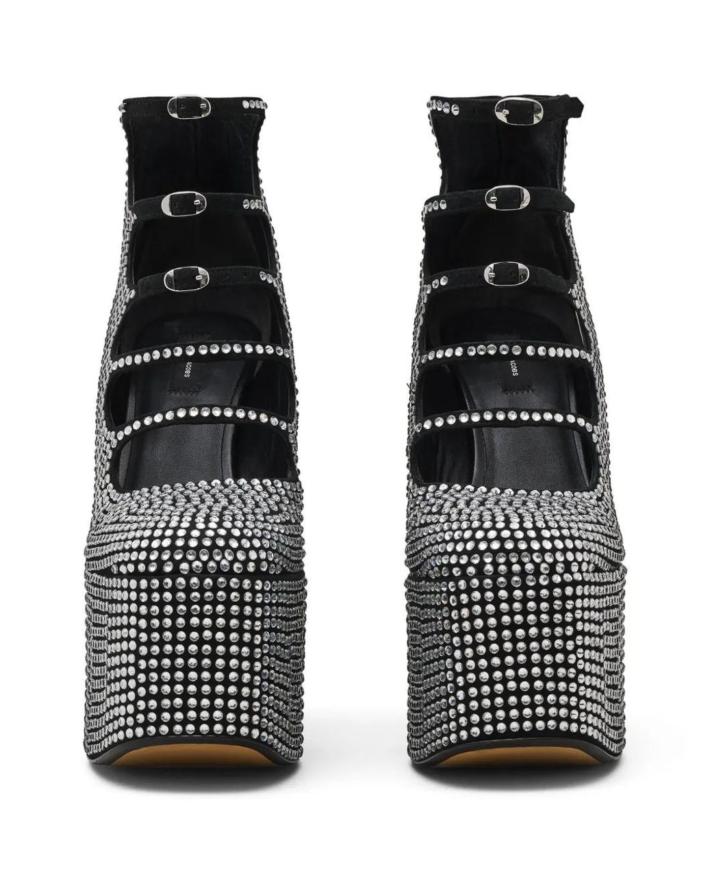 Marc Jacobs White The Kiki 160mm Rhinestone Ankle Booties