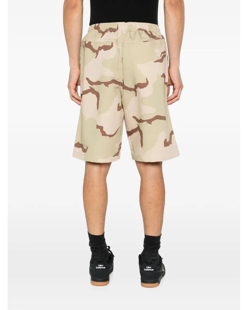 Stussy Natural Short Ample À Imprimé Camouflage for men