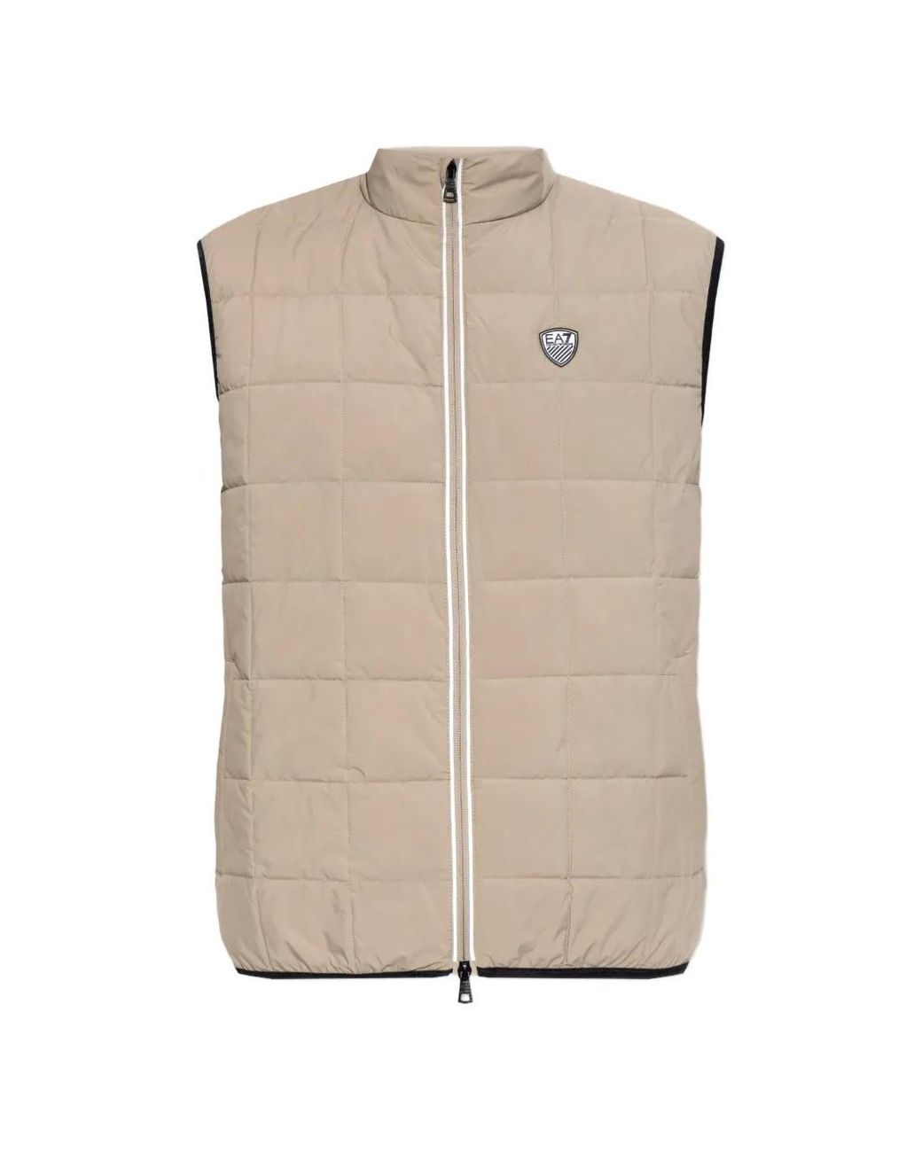 EA7 Bodywarmer Met Logopatch in het Natural voor heren