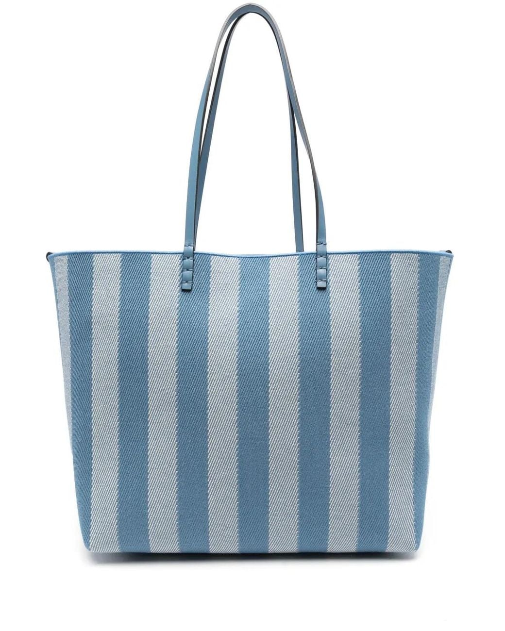 Fendi Blue Wendbare Einkaufstasche "Roll Large"