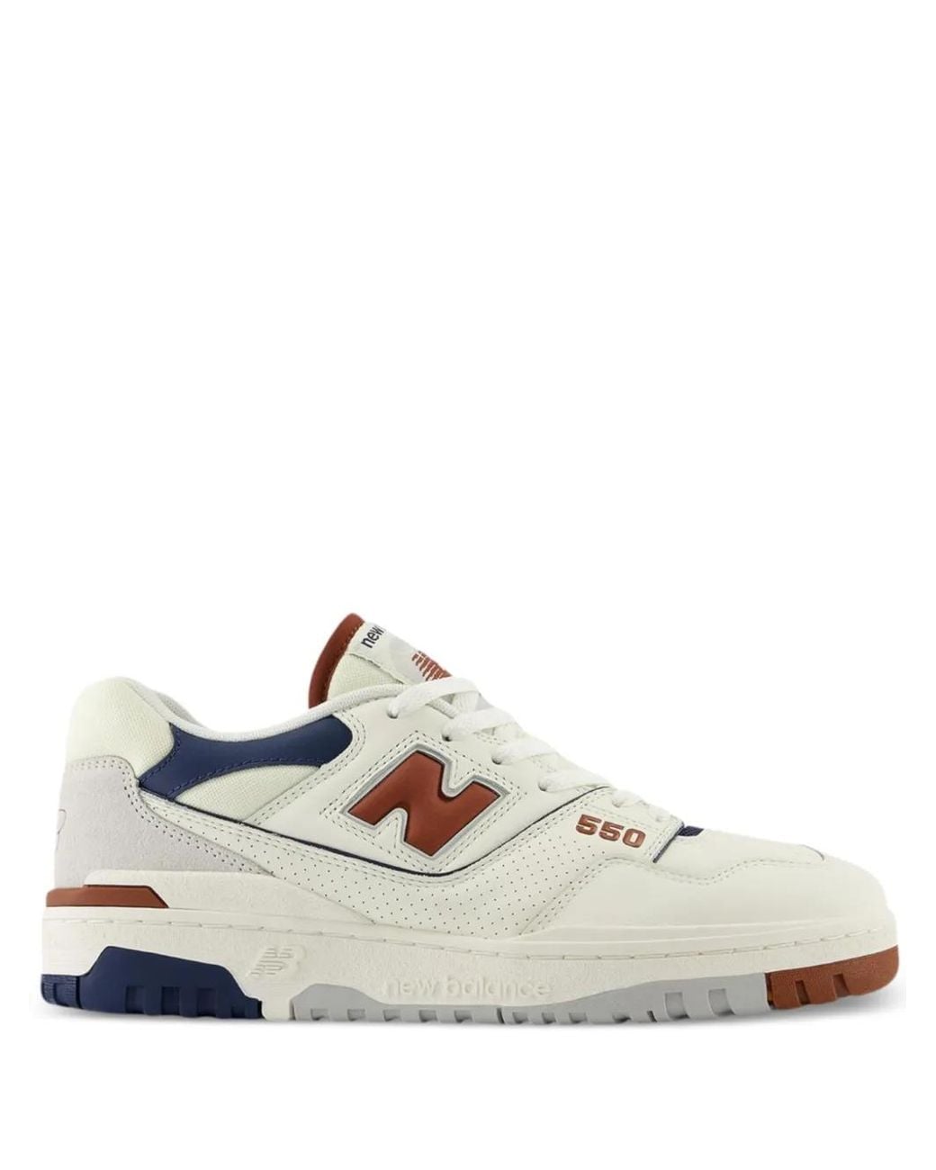 New Balance White 550 Sneakers for men