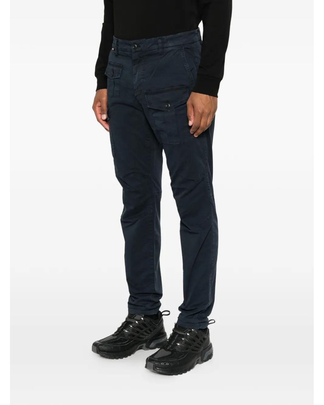 Mason's Blue George Cargo Pants for men