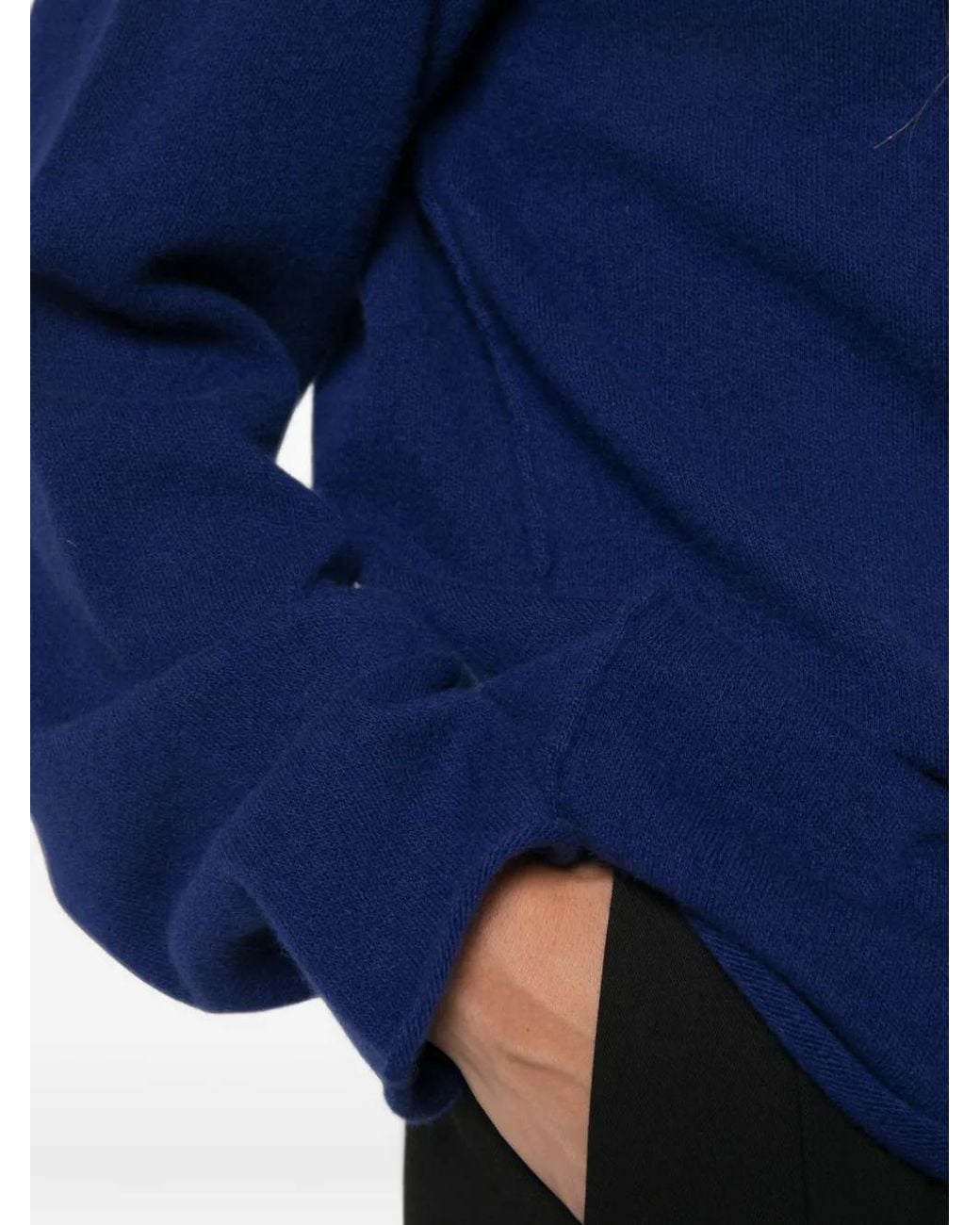 Sofie D'Hoore Blue Crew-Neck Long-Sleeve Sweater