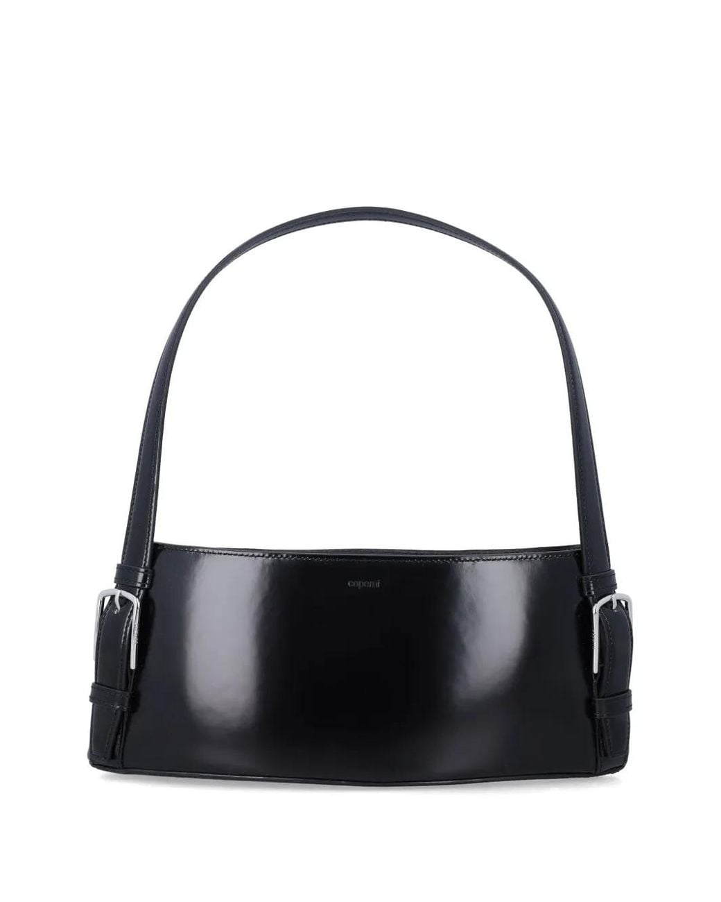 Coperni Black Ergonomic Leather Shoulder Bag