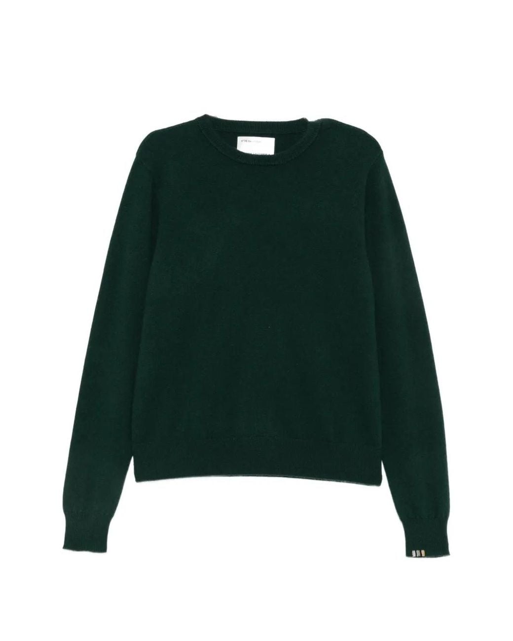 Extreme Cashmere Green Be Classic Crew-Neck Sweater