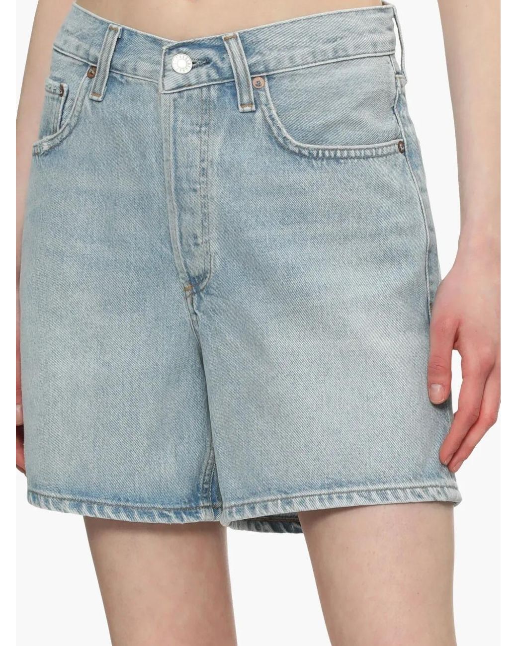 Agolde Denim Shorts in het Blue