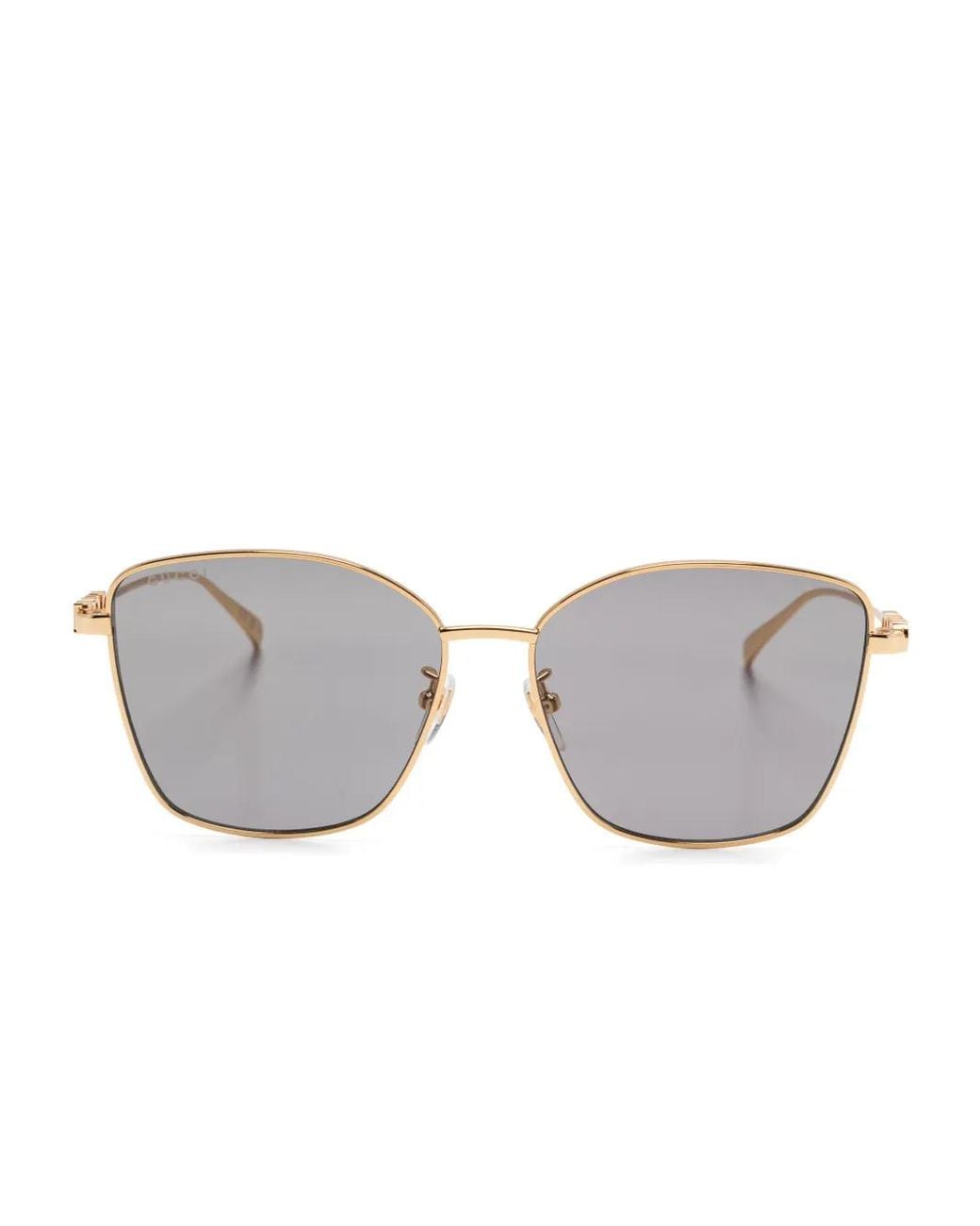 Gucci Gray Butterfly-Frame Sunglasses