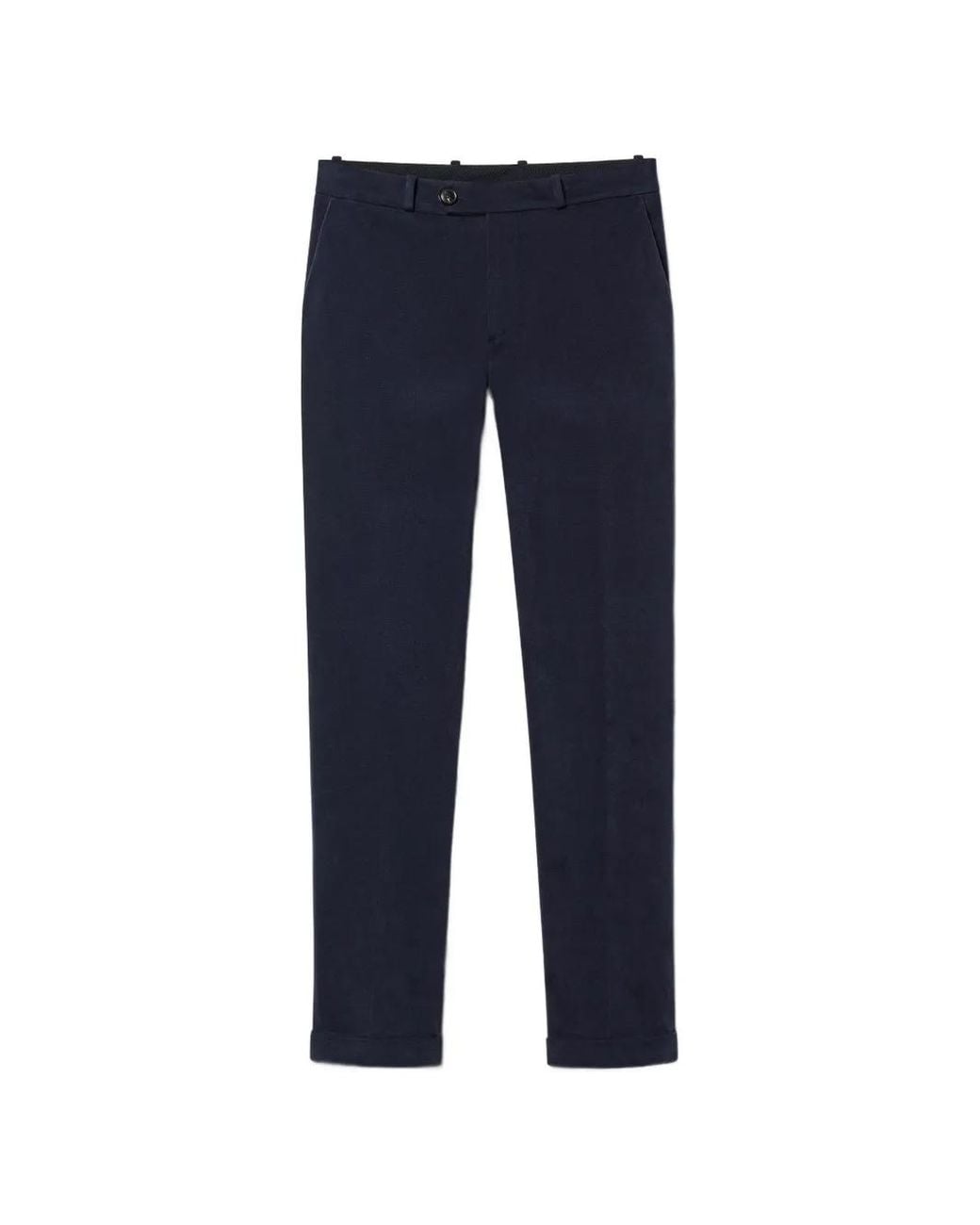 Rrd Blue Button-Fastening Trousers for men