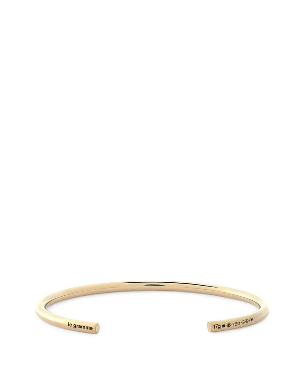 Le Gramme White Bangle Bracelet