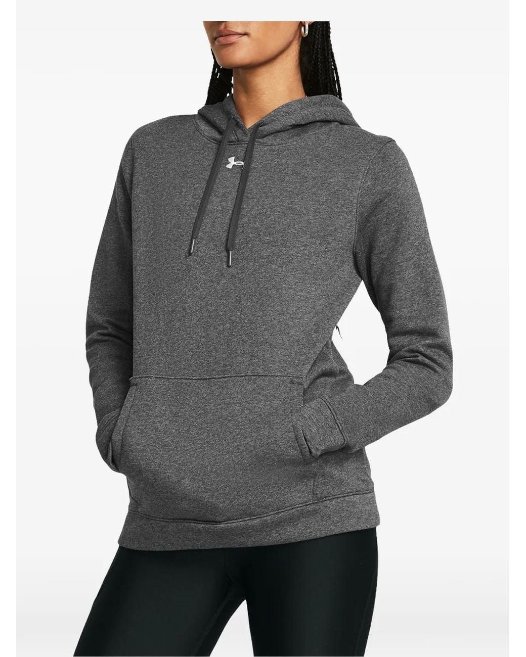 Under Armour Gray Hustle Fleece Hoodie
