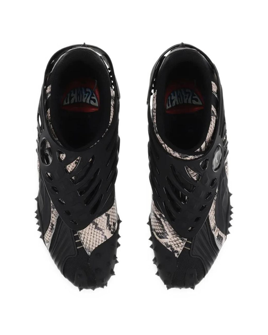 PUMA Black X A$Ap Rocky Mostro Gabbia Snakeskin Sneakers