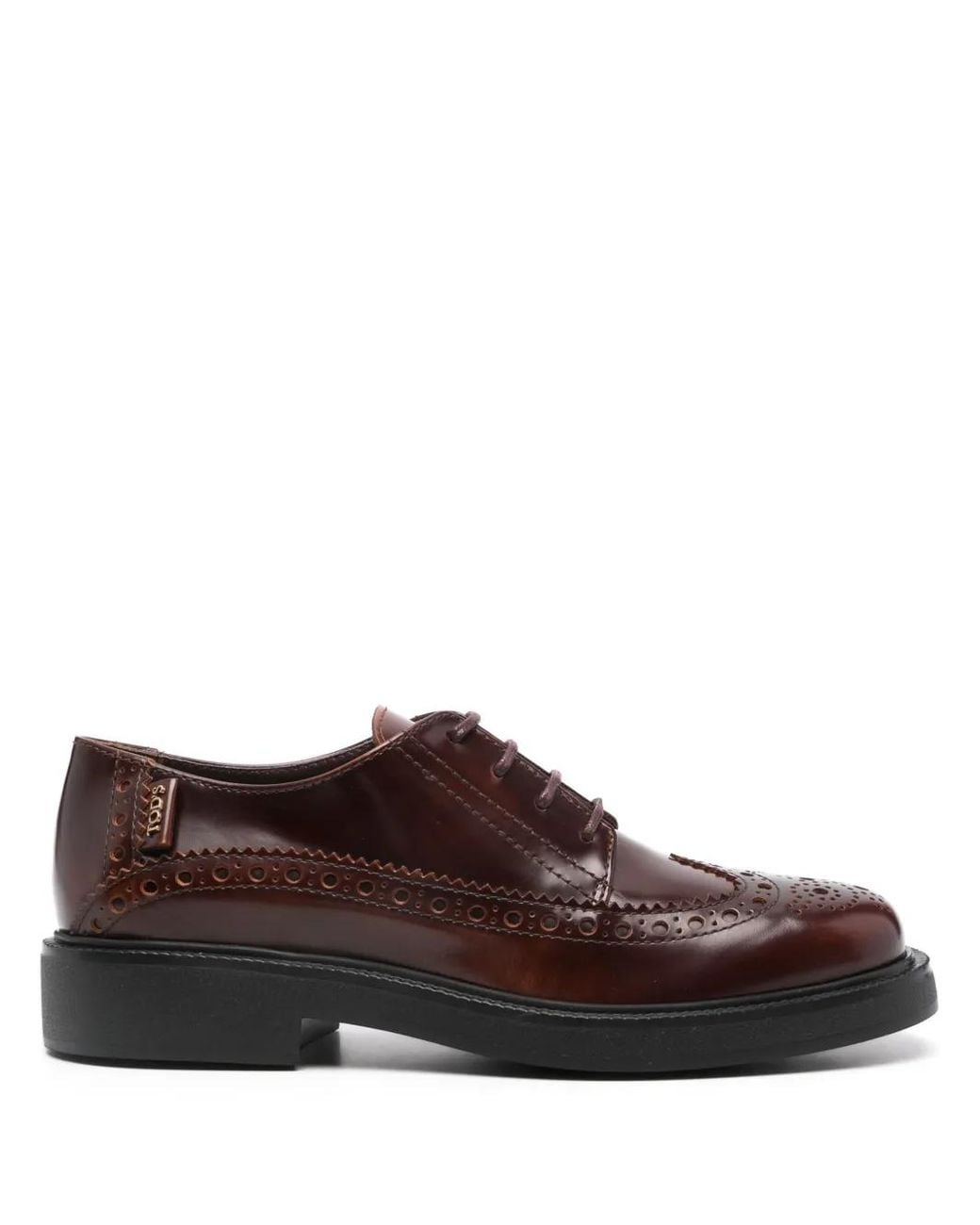 Tod's Brown Lace-Ups Leather Oxford