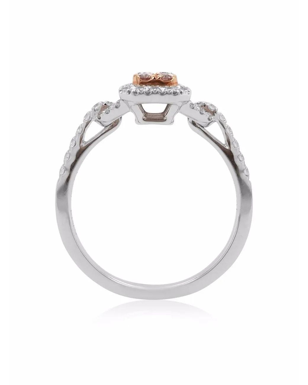 HYT Jewelry White Platinum Argyle Diamond Engagement Ring