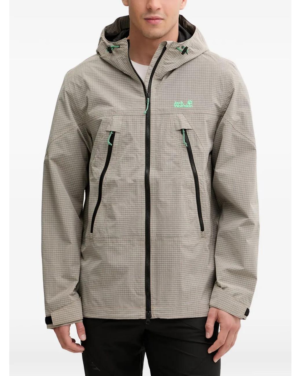 Jack Wolfskin Gray Imperméable Find The Wild for men