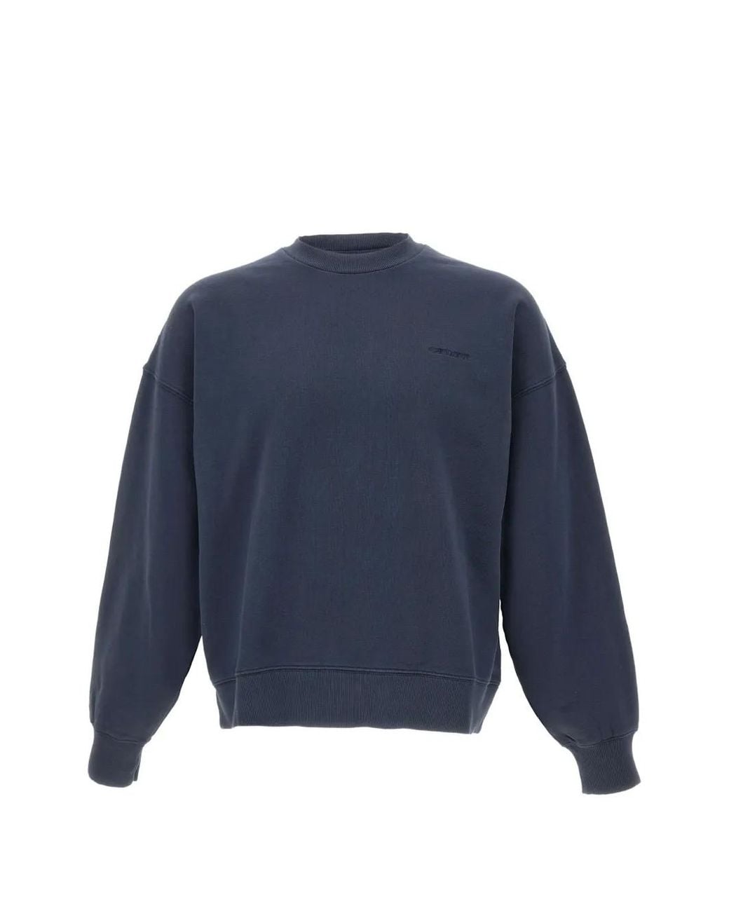 Carhartt Blue Crew Neck Sweatshirt for men