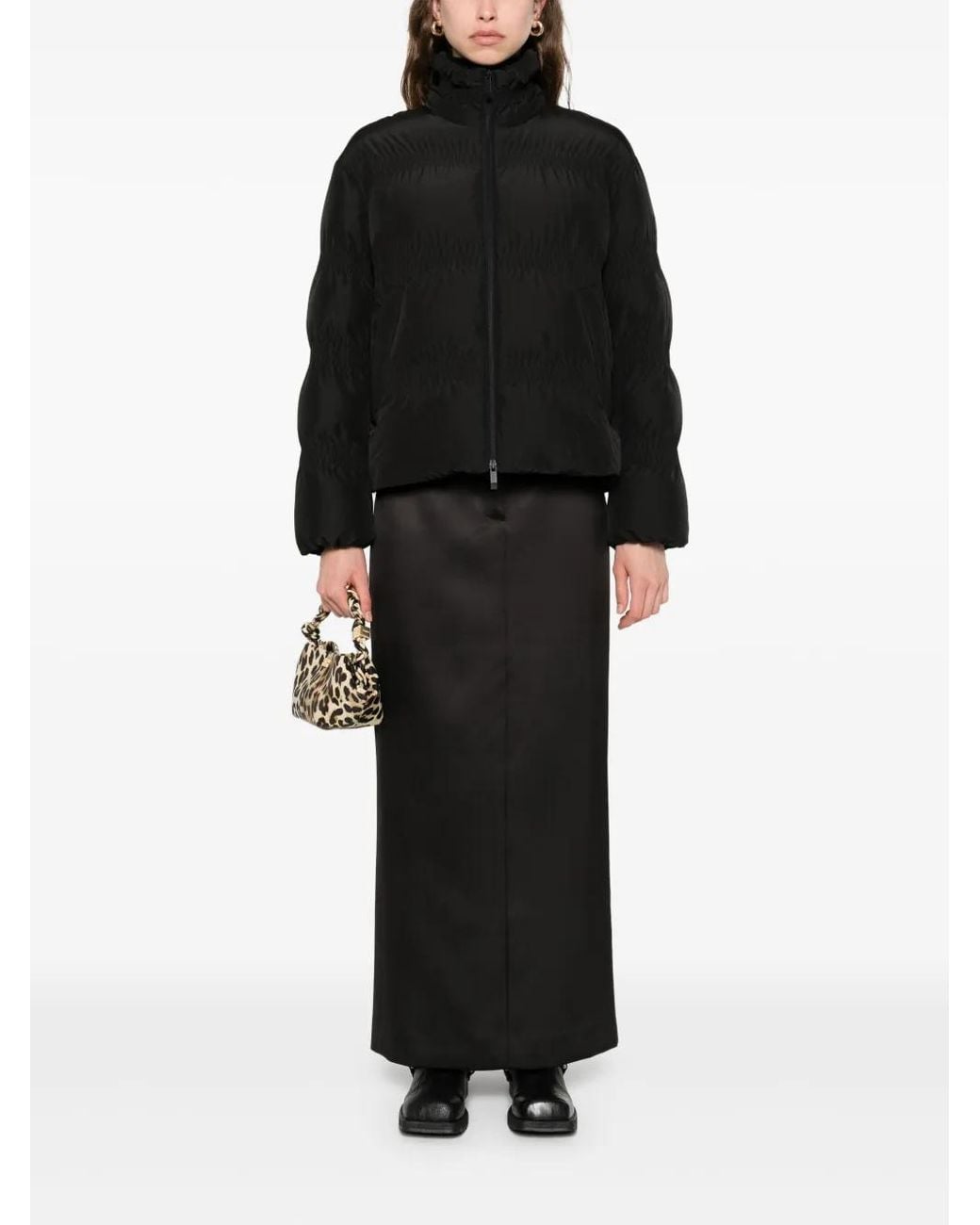Moncler Black Ravignan Quilted Puffer Jacket