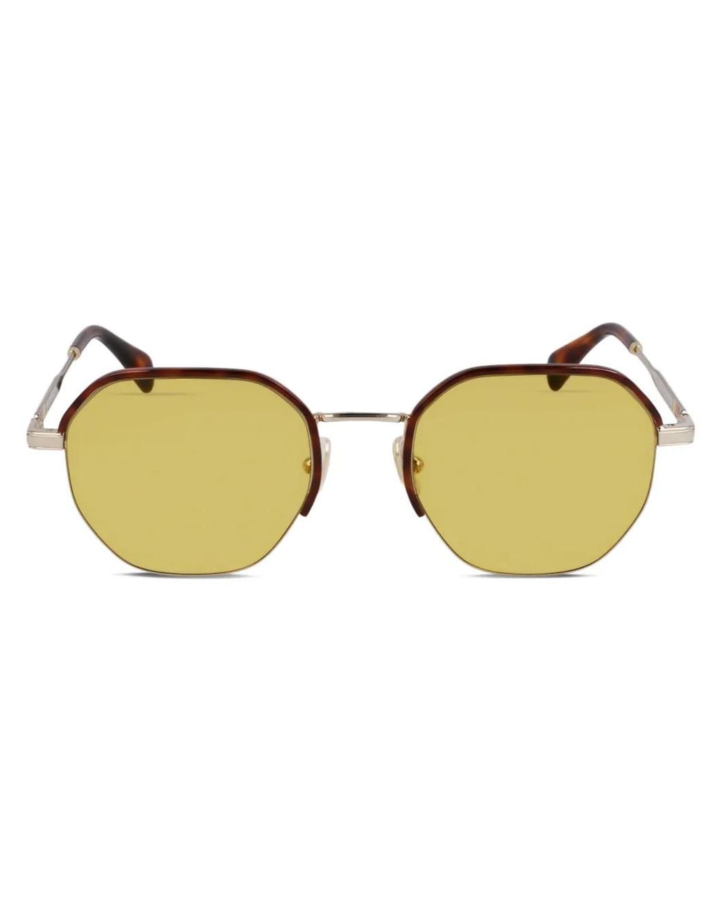 Paul Smith Yellow Geometric-Frame Sunglasses for men