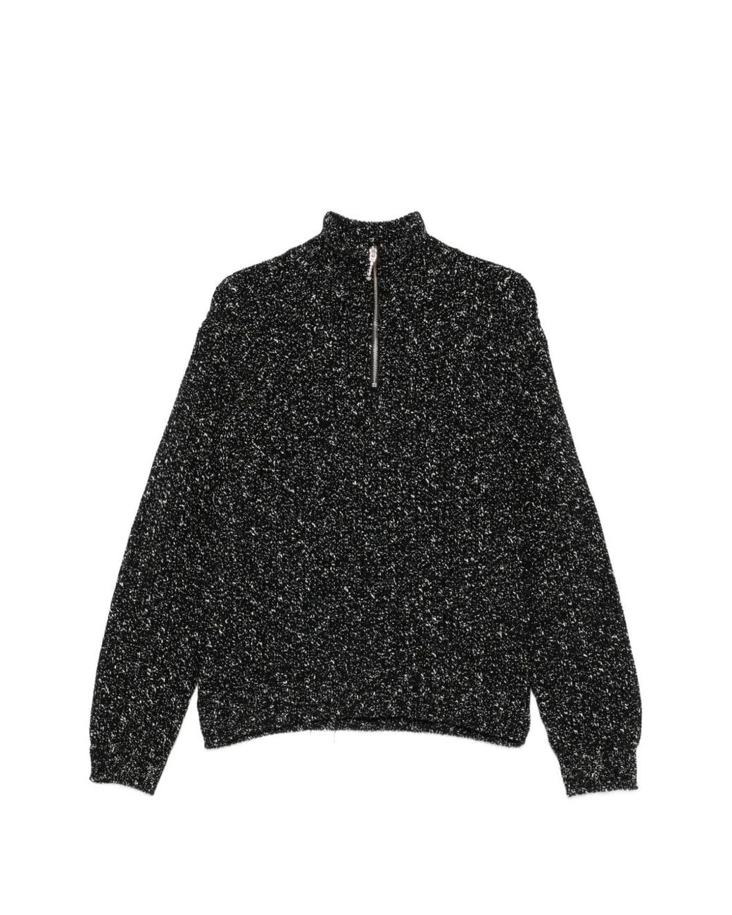 Ernest W. Baker Black Pull À Col Zippé for men