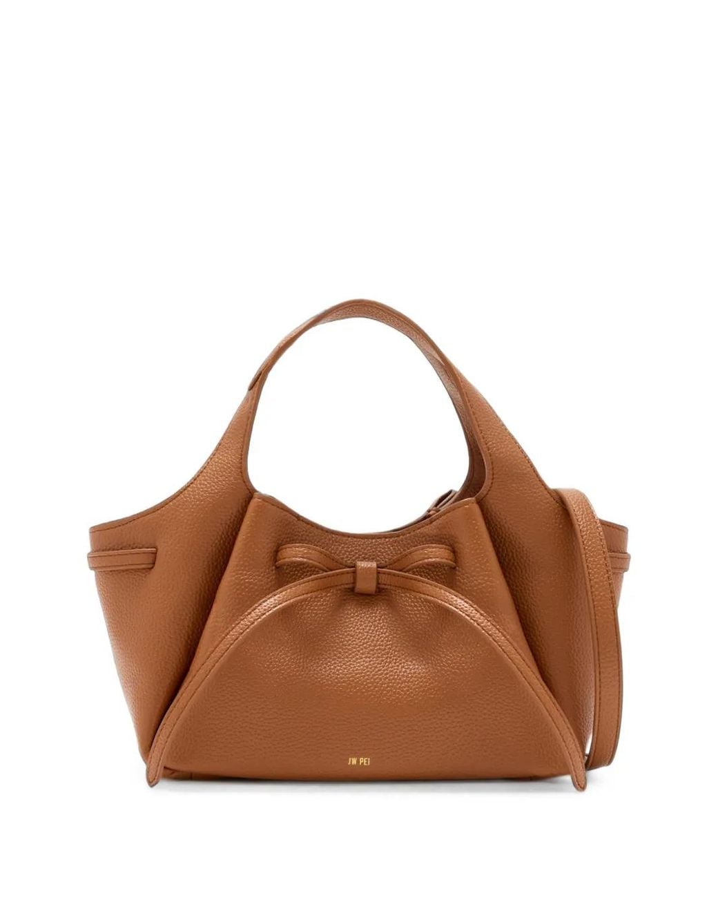 JW PEI Brown Mabel Bow Tote Bag