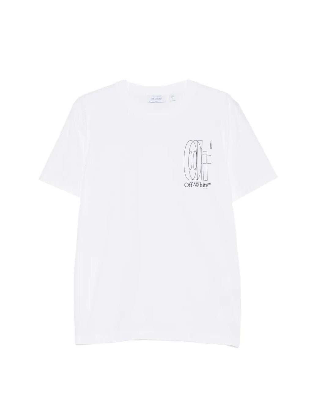 Off-White c/o Virgil Abloh White Crew-Neck Short-Sleeve T-Shirt for men