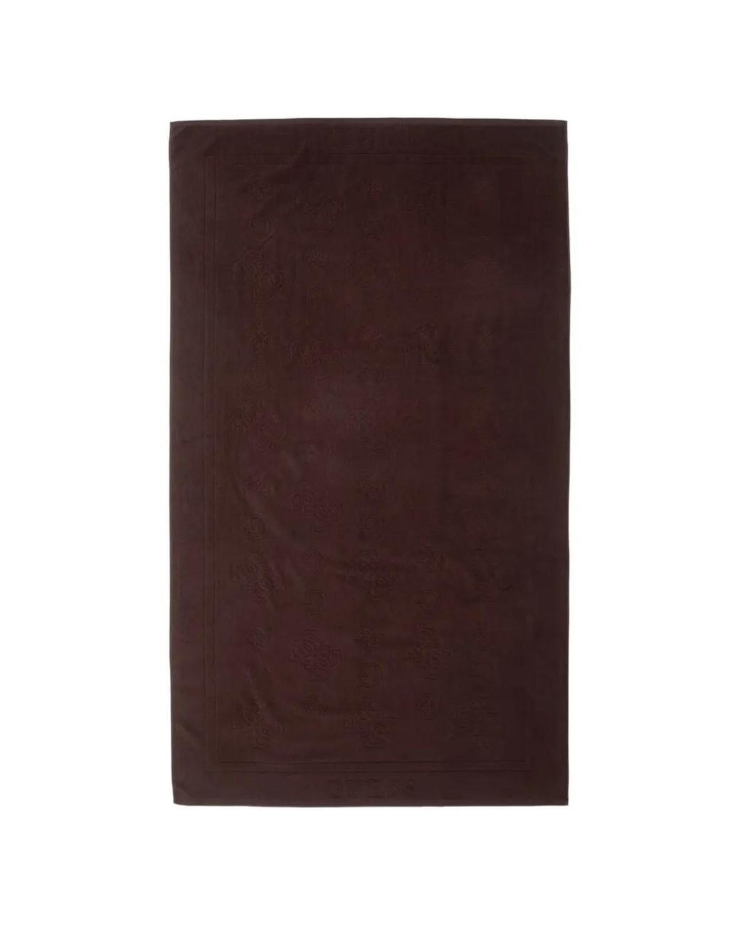 Guess Purple Serviette De Plage À Logo