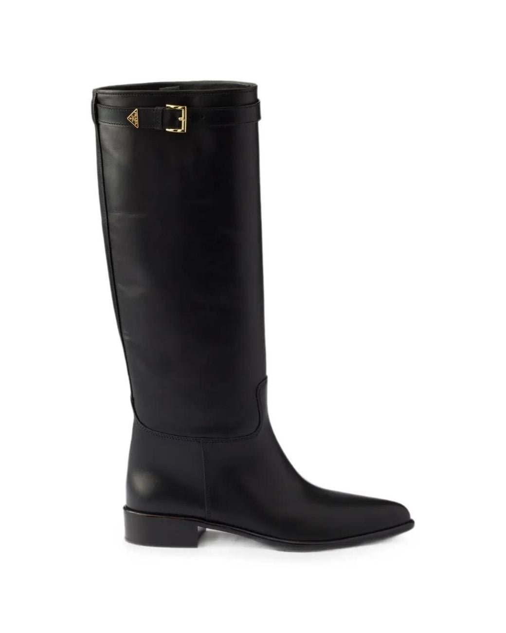 Prada Black Leather Boots