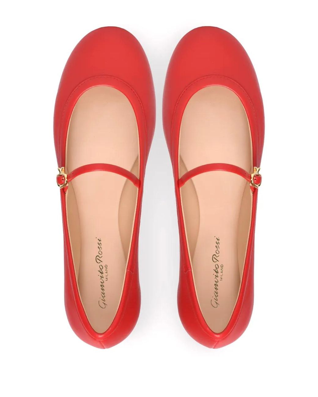 Gianvito Rossi Red Flats