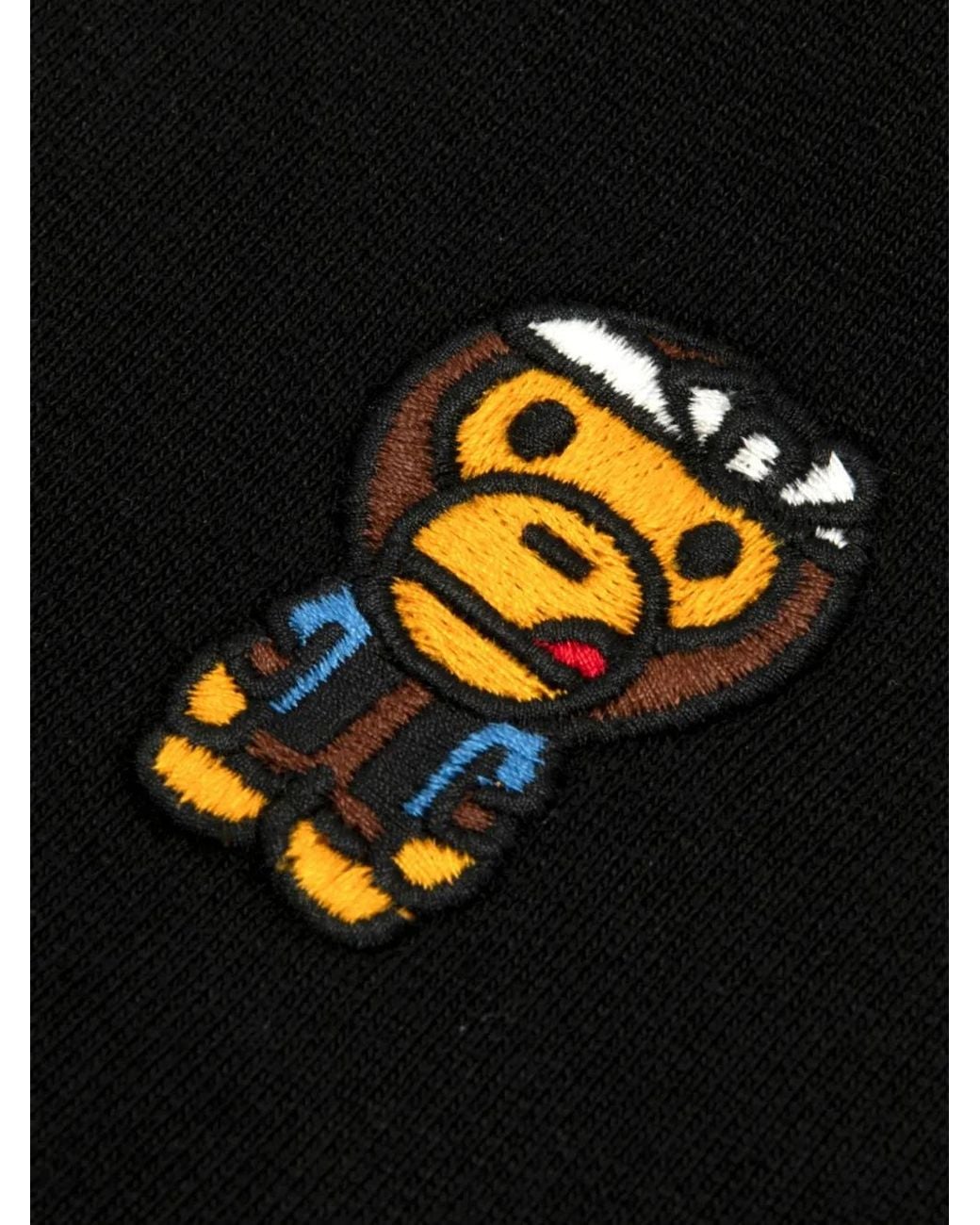 *BABY MILO® STORE BY *A BATHING APE® Black Baby Milo Graphic-Print Sweater