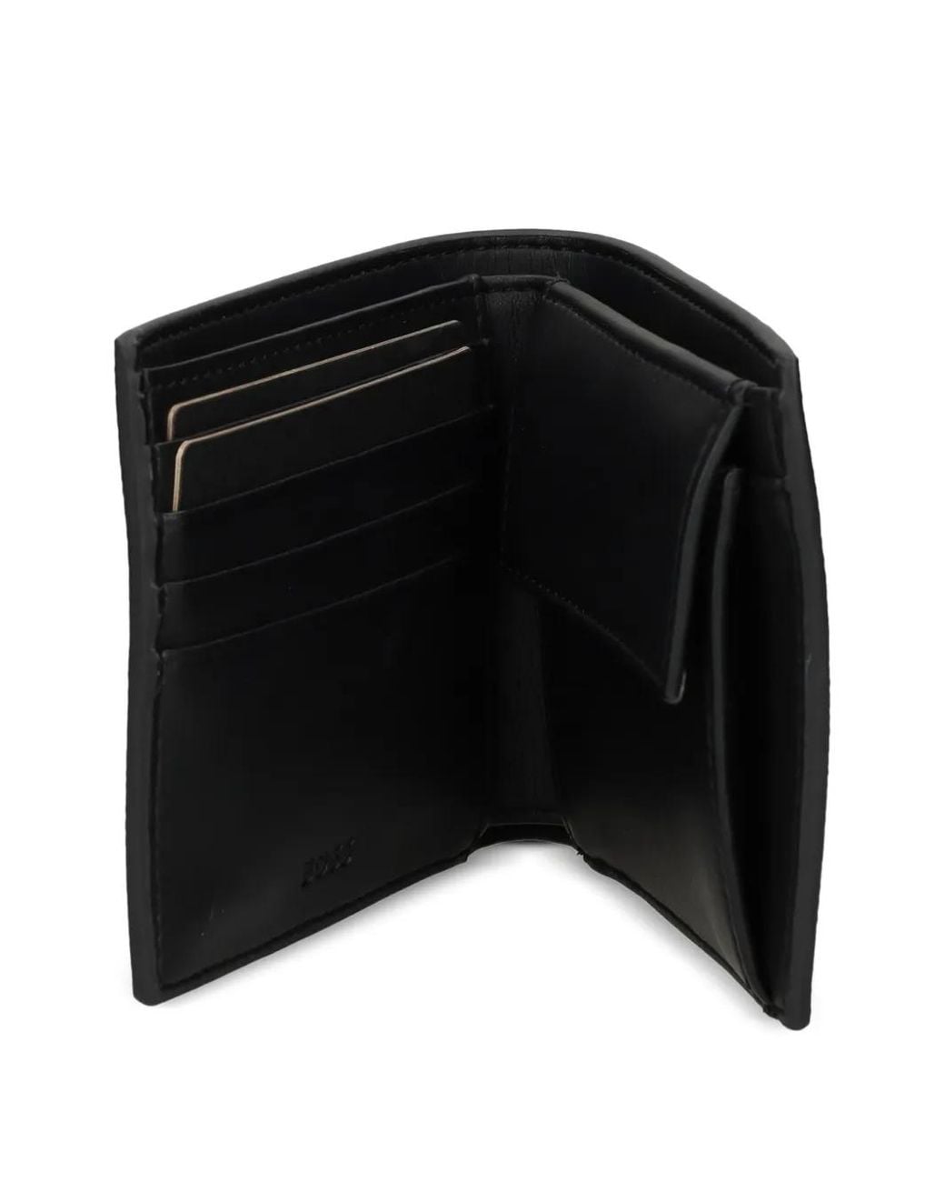 Boss Black Patterned Wallet for men