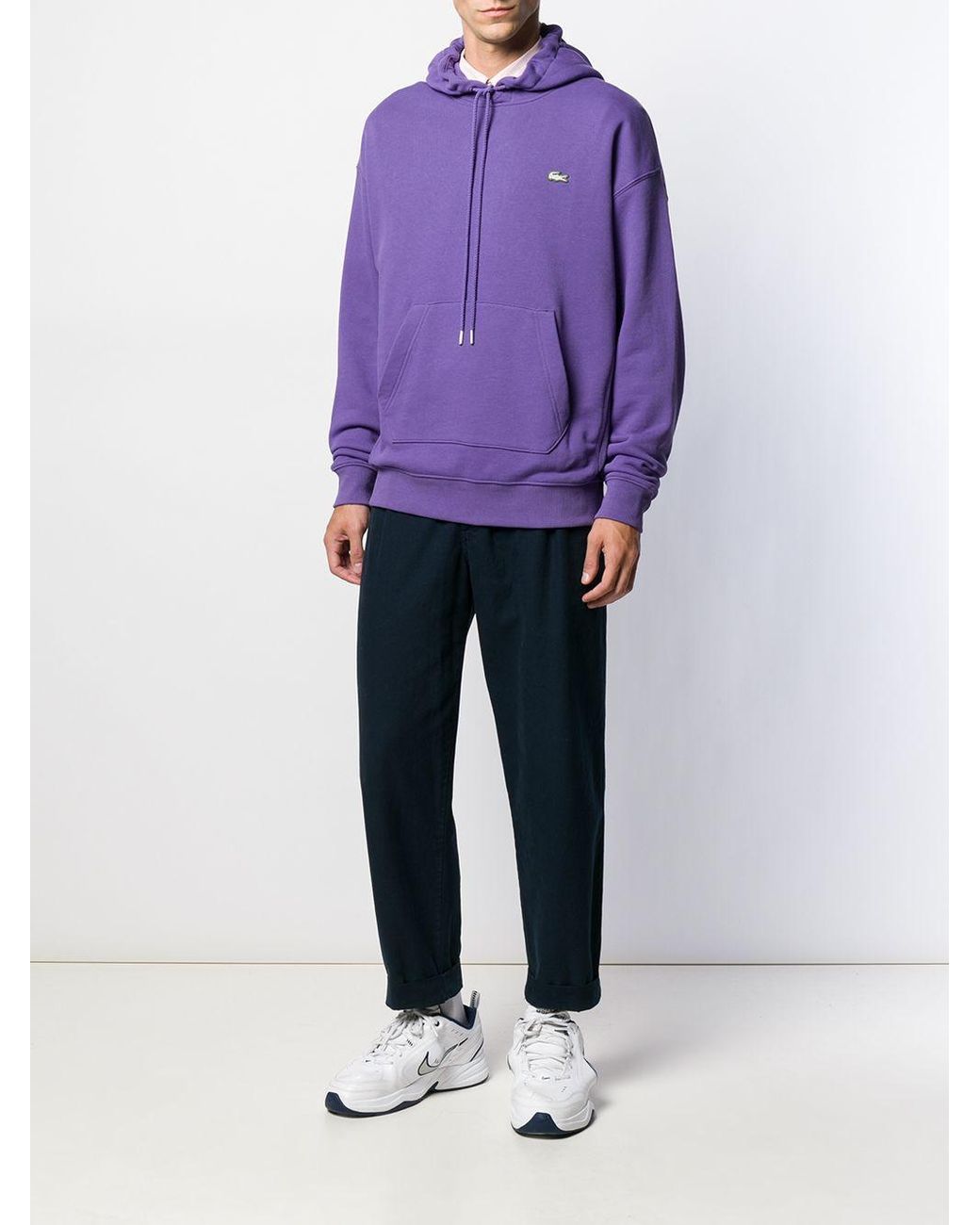 hoodie lacoste violet