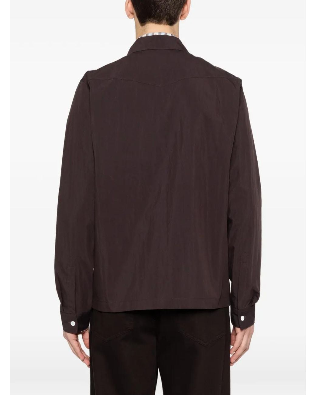 NN07 Brown Virgil Zip Pocket Jacket for men