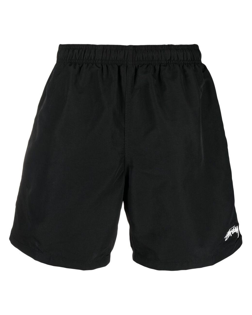 Stussy Logo-print Swim Shorts in Black for Men - Save 29% - Lyst