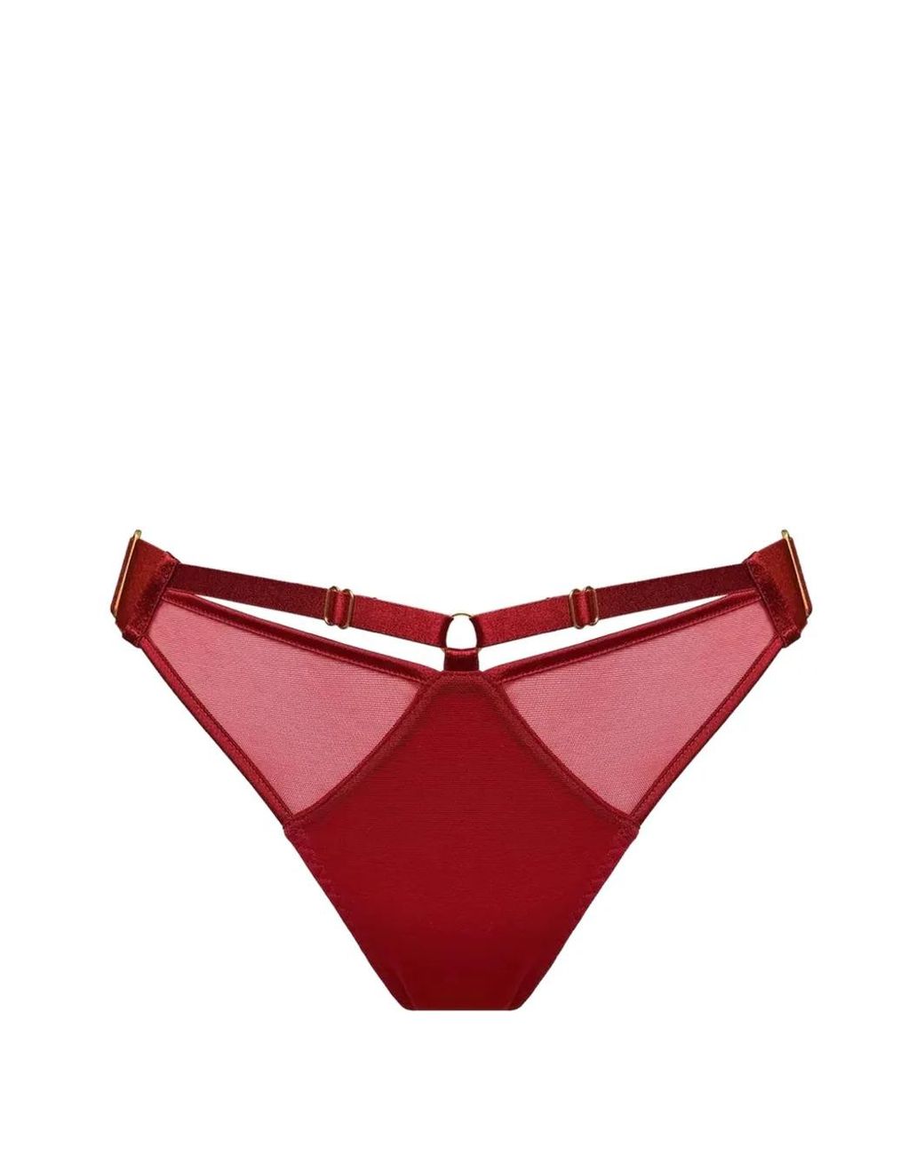 Bordelle Red Culotte Signature À Bride Ajustable