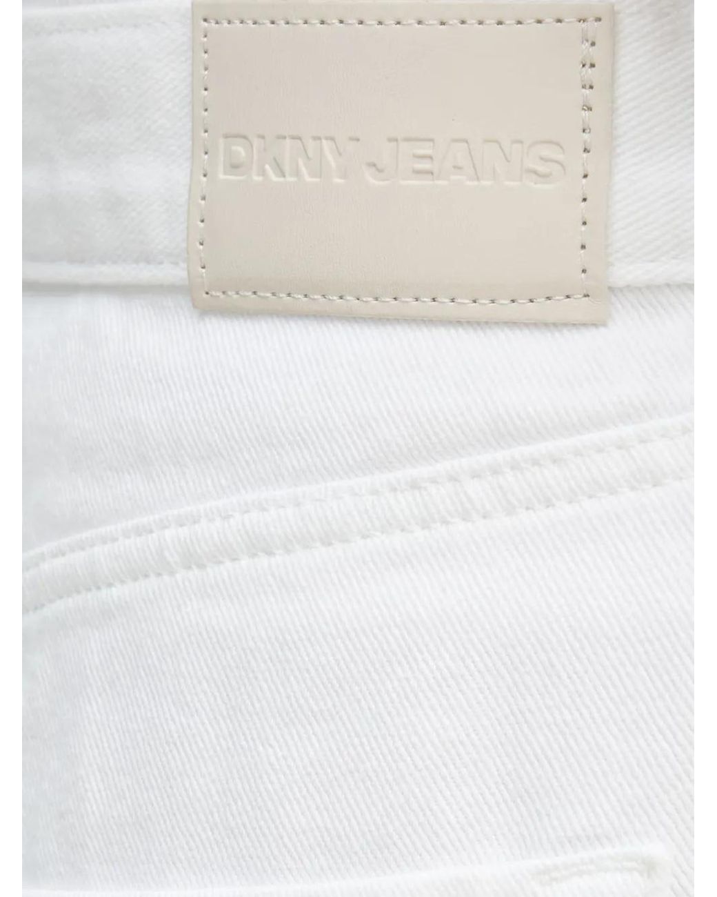 DKNY White Denim Shorts