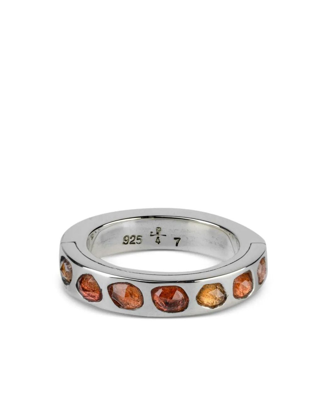 Parts Of 4 Sterling Sistema Sapphire Ring in White | Lyst