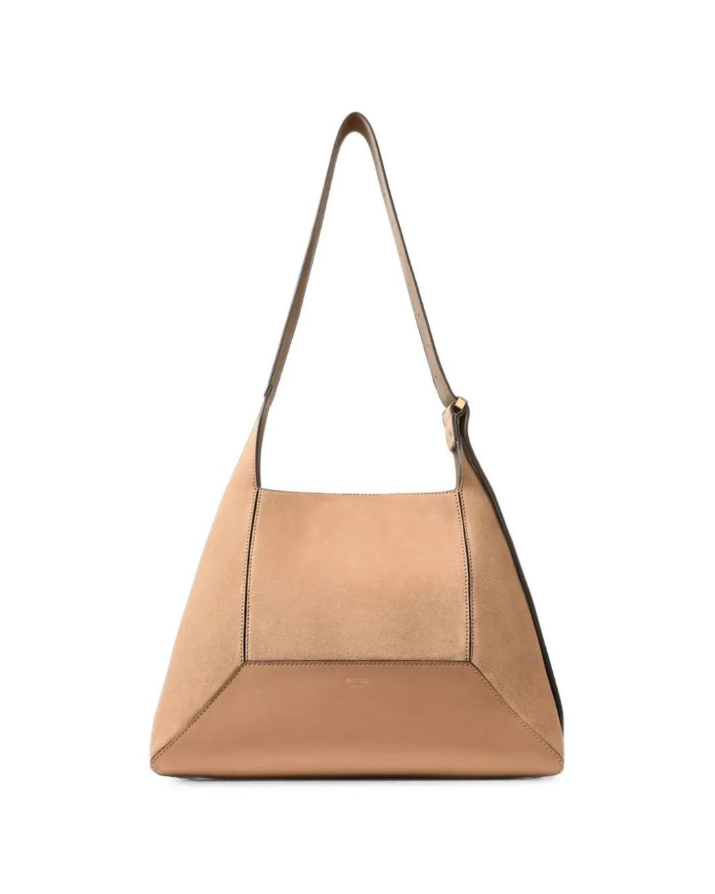 Jimmy Choo Natural Diamond Suede Shoulder Bag